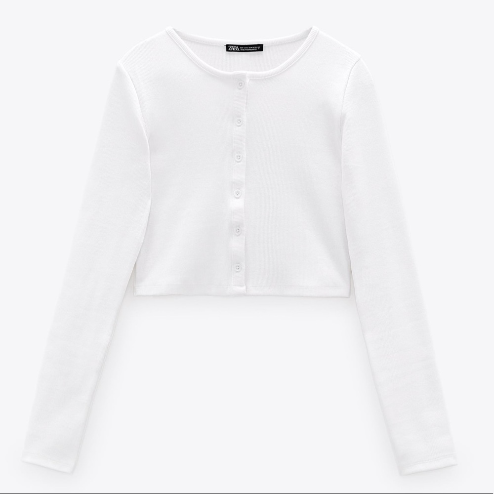 Zara ribbed top